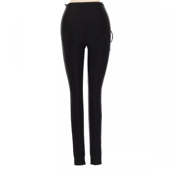 SKIMS Cutout Lace Up Legging NWT Onyx S (SK0054) - Picture 3 of 4